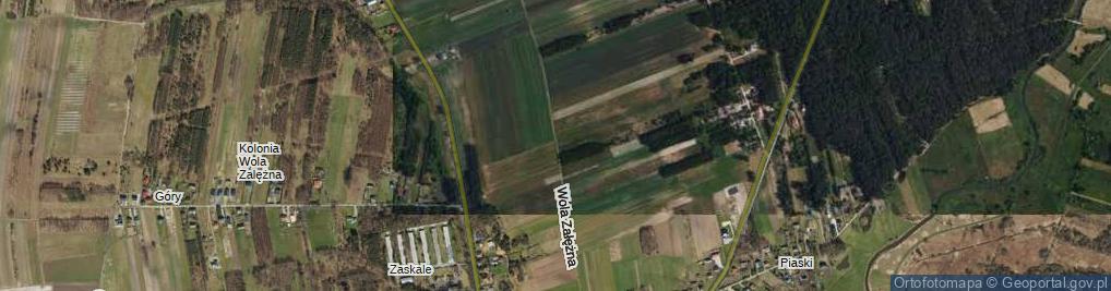 Zdjęcie satelitarne Wola Załężna ul.